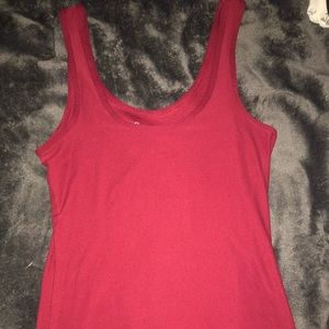 Plain Red Tank Top